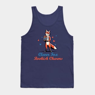 Fox carrying books Tank Top